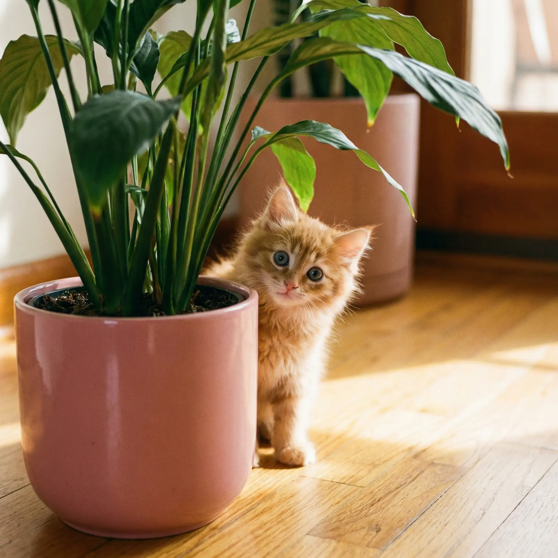 小猫从花盆后探头 - 日本卡一卡二高清视频